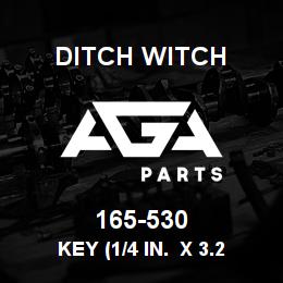 165-530 Ditch Witch KEY (1/4 IN. X 3.2 | AGA Parts