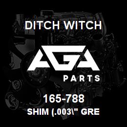165-788 Ditch Witch SHIM (.003" GRE | AGA Parts