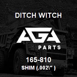 165-810 Ditch Witch SHIM (.002" ) | AGA Parts