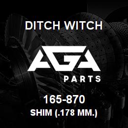 165-870 Ditch Witch SHIM (.178 MM.) | AGA Parts