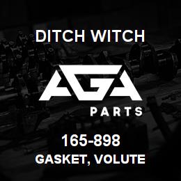 165-898 Ditch Witch GASKET, VOLUTE | AGA Parts