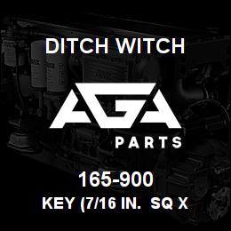 165-900 Ditch Witch KEY (7/16 IN. SQ X | AGA Parts