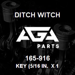 165-916 Ditch Witch KEY (5/16 IN. X 1 | AGA Parts
