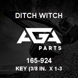 165-924 Ditch Witch KEY (3/8 IN. X 1-3 | AGA Parts