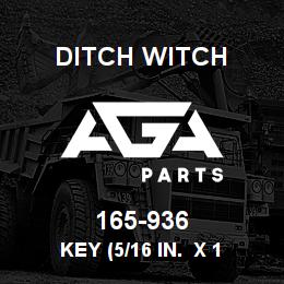 165-936 Ditch Witch KEY (5/16 IN. X 1 | AGA Parts
