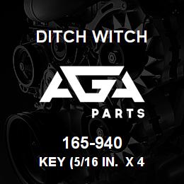 165-940 Ditch Witch KEY (5/16 IN. X 4 | AGA Parts