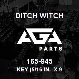 165-945 Ditch Witch KEY (5/16 IN. X 9 | AGA Parts