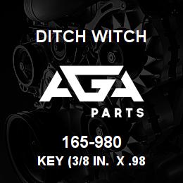165-980 Ditch Witch KEY (3/8 IN. X .98 | AGA Parts