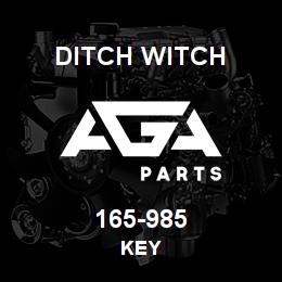 165-985 Ditch Witch KEY | AGA Parts
