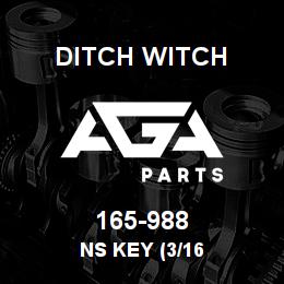 165-988 Ditch Witch NS KEY (3/16 | AGA Parts