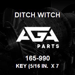 165-990 Ditch Witch KEY (5/16 IN. X 7 | AGA Parts