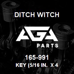165-991 Ditch Witch KEY (5/16 IN. X 4 | AGA Parts