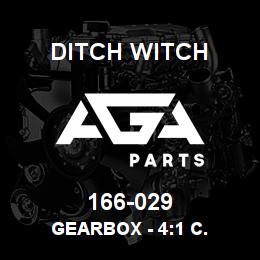 166-029 Ditch Witch GEARBOX - 4:1 C. | AGA Parts