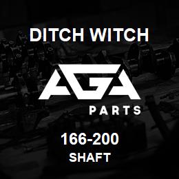 166-200 Ditch Witch SHAFT | AGA Parts