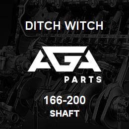 166-200 Ditch Witch SHAFT | AGA Parts