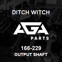 166-229 Ditch Witch OUTPUT SHAFT | AGA Parts