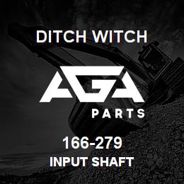 166-279 Ditch Witch INPUT SHAFT | AGA Parts