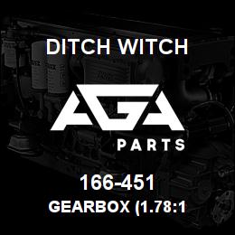166-451 Ditch Witch GEARBOX (1.78:1 | AGA Parts