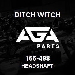 166-498 Ditch Witch HEADSHAFT | AGA Parts
