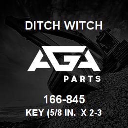166-845 Ditch Witch KEY (5/8 IN. X 2-3 | AGA Parts