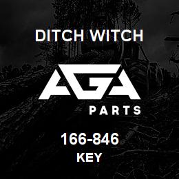 166-846 Ditch Witch KEY | AGA Parts
