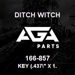 166-857 Ditch Witch KEY (.437" X 1. | AGA Parts