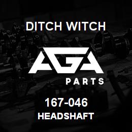 167-046 Ditch Witch HEADSHAFT | AGA Parts