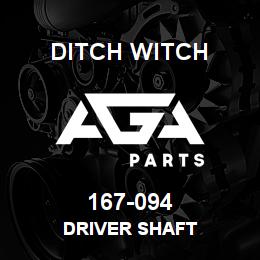 167-094 Ditch Witch DRIVER SHAFT | AGA Parts