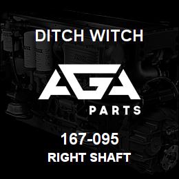 167-095 Ditch Witch RIGHT SHAFT | AGA Parts