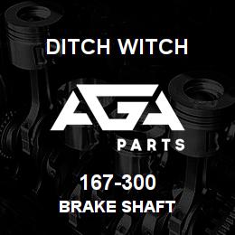 167-300 Ditch Witch BRAKE SHAFT | AGA Parts