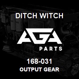 168-031 Ditch Witch OUTPUT GEAR | AGA Parts