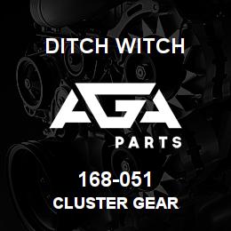 168-051 Ditch Witch CLUSTER GEAR | AGA Parts