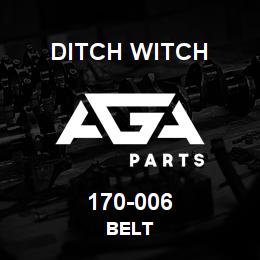 170-006 Ditch Witch BELT | AGA Parts