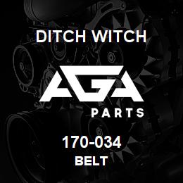 170-034 Ditch Witch BELT | AGA Parts