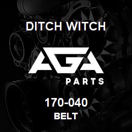 170-040 Ditch Witch BELT | AGA Parts