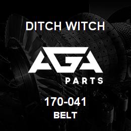 170-041 Ditch Witch BELT | AGA Parts