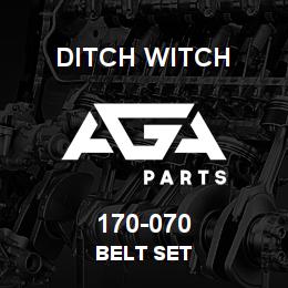 170-070 Ditch Witch BELT SET | AGA Parts