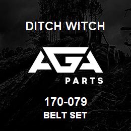 170-079 Ditch Witch BELT SET | AGA Parts