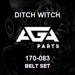 170-083 Ditch Witch BELT SET | AGA Parts