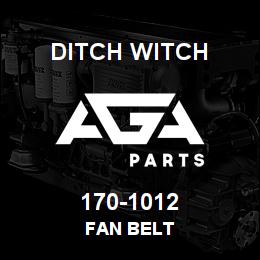 170-1012 Ditch Witch FAN BELT | AGA Parts