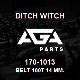 170-1013 Ditch Witch BELT 100T 14 MM. | AGA Parts