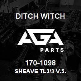 170-1098 Ditch Witch SHEAVE TL3/3 V.5. | AGA Parts