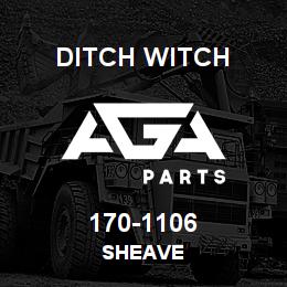170-1106 Ditch Witch SHEAVE | AGA Parts