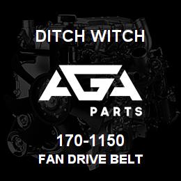 170-1150 Ditch Witch FAN DRIVE BELT | AGA Parts