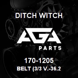 170-1205 Ditch Witch BELT (3/3 V.-36.2 | AGA Parts