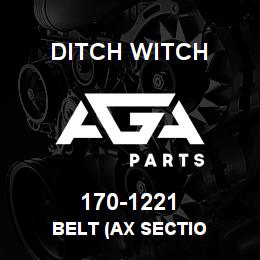 170-1221 Ditch Witch BELT (AX SECTIO | AGA Parts