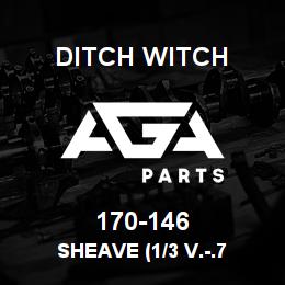 170-146 Ditch Witch SHEAVE (1/3 V.-.7 | AGA Parts