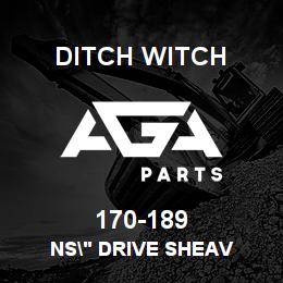 170-189 Ditch Witch NS" DRIVE SHEAV | AGA Parts