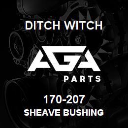 170-207 Ditch Witch SHEAVE BUSHING | AGA Parts