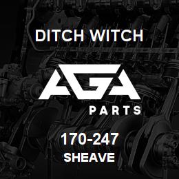 170-247 Ditch Witch SHEAVE | AGA Parts